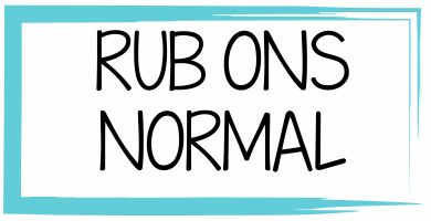 Rub ons normal