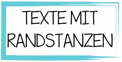 Texte mit Randstanzen