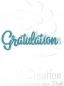 Preview: Stanzschablone - Gratulation