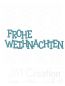 Preview: Stanzschablone - Frohe Weihnachten
