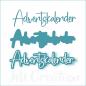 Preview: Adventskalender groß - Stanzschablone