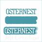 Preview: Osternest klein - Stanzschablone
