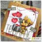 Preview: Bär mit Luftballon  - Stempelgummi