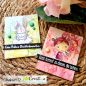 Preview: Hase mit Brief  - Stempelgummi