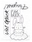 Preview: Hase mit Brief  - Stempelgummi