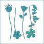 Preview: Blumenset - Stanzschablone