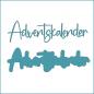 Preview: Adventskalender groß - Stanzschablone