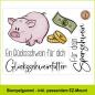 Preview: Sparschwein - Stempelgummi A6