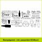 Preview: Bier-Laune - Stempelgummi 20,5x9cm