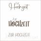 Preview: Hochzeit - Embossingfolder
