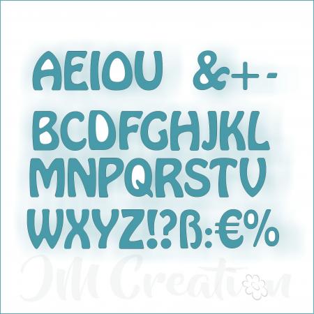 Stanzschablone - ABC 1