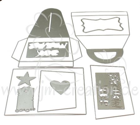Stanzschablone - Wellnessbox-Verpackung