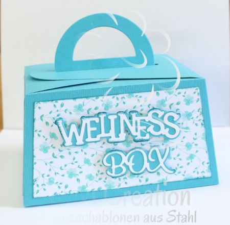 Stanzschablone - Wellnessbox-Verpackung