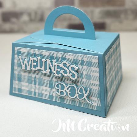 Wellnessbox-Verpackung - Stanzschablone