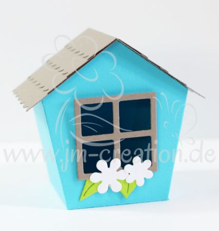Stanzschablone - Vogelhaus mini