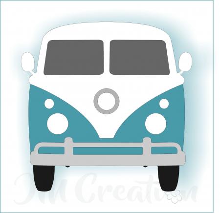 Stanzschablone - Bus