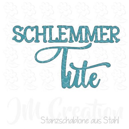 Stanzschablone - Schlemmer Tüte