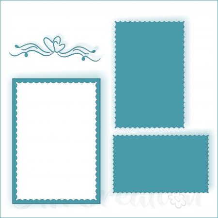 Welle innen A6 - Stanzschablone