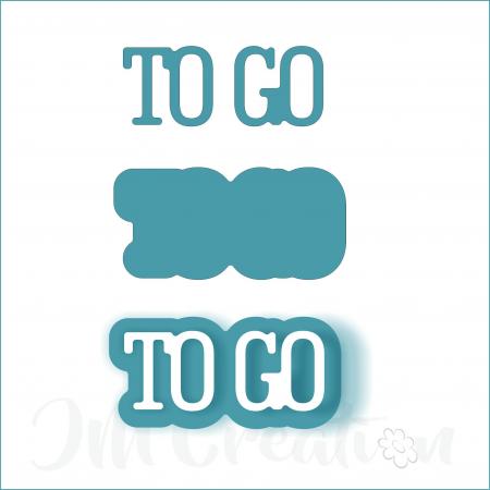 to go klein - Stanzschablone