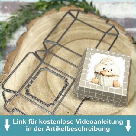 Burgerbox - Stanzschablone