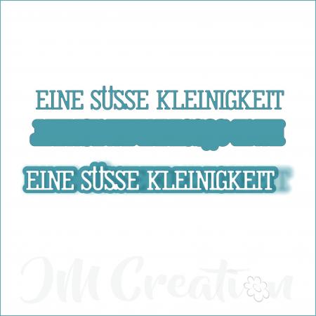 Eine süsse Kleinigkeit klein - Stanzschablone
