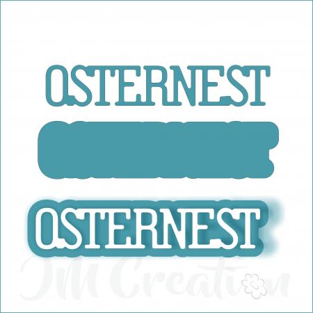 Osternest klein - Stanzschablone