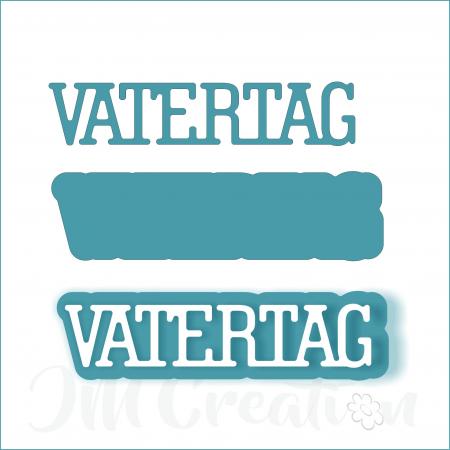 Vatertag klein - Stanzschablone