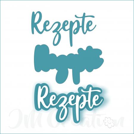 Rezepte mittel - Stanzschablone