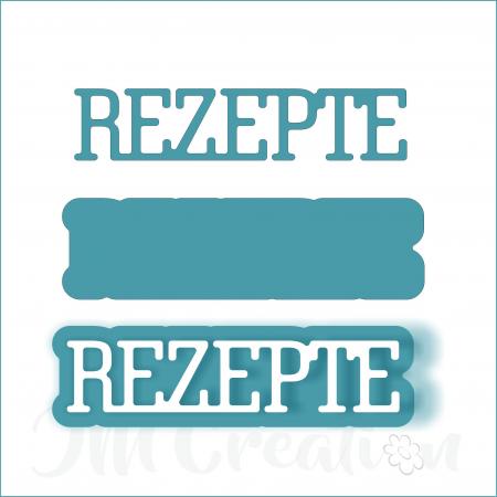 Rezepte klein - Stanzschablone