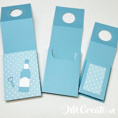 Flaschenhänger Bier - Stanzschablone