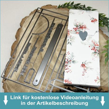 Stiftebox - Stanzschablone