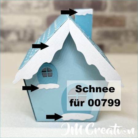 Schnee Add on für 00799 - Stanzschablone