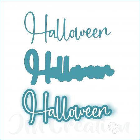 Halloween groß - Stanzschablone