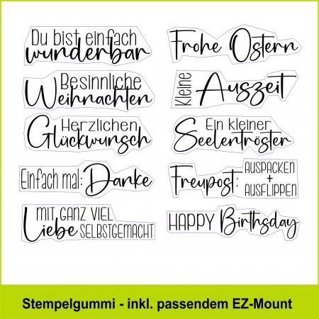 Für jede Gelegenheit 2 - Stempelgummi 10,5x13,5cm