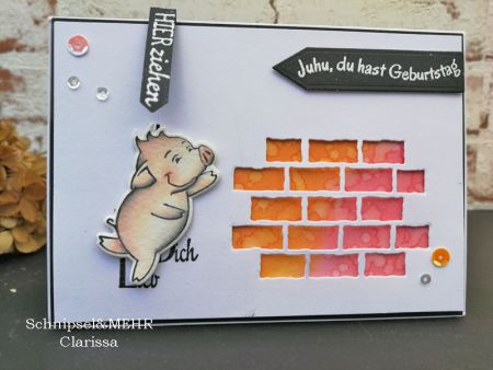 Stanzschablone - Mauer