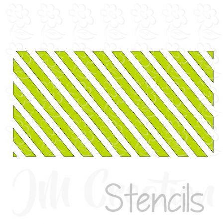 Stencil DIN lang - Schrägstreifen