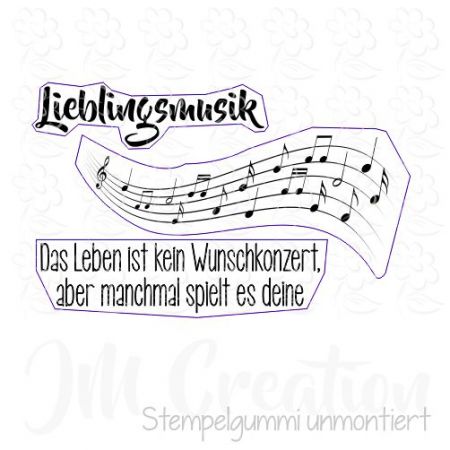 Lieblingsmusik  - Stempelgummi