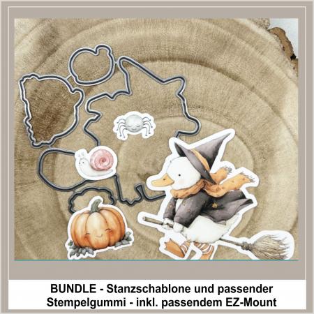 Ente auf Besen - Bundle