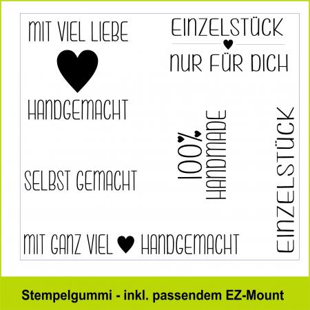 Einzelstück - Stempelgummi 9,5x10,5mm