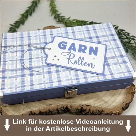 Klappbox "Garn"- Graupappezuschnitte