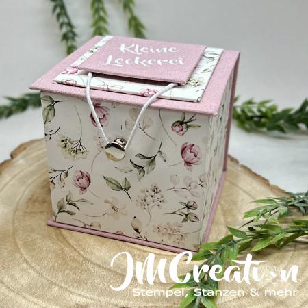 Würfelbox "Glück" - Graupappezuschnitte