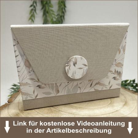 Klappbox "Karten" - Graupappezuschnitte zum Workshop