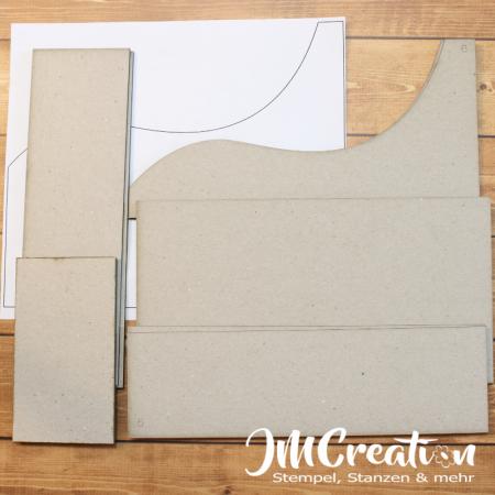 Stülpbox "Uta"- Graupappezuschnitte