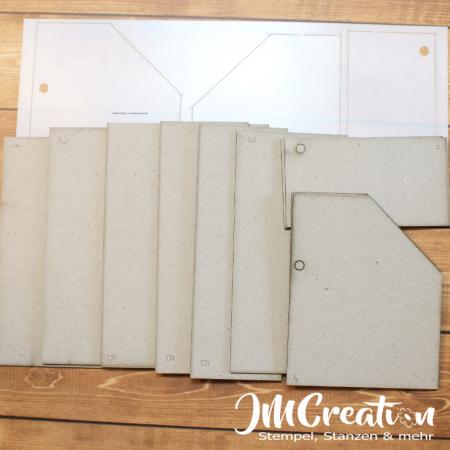 Karteibox A6 - Graupappezuschnitte