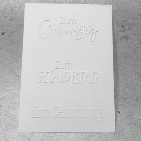 Geburtstag - Embossingfolder