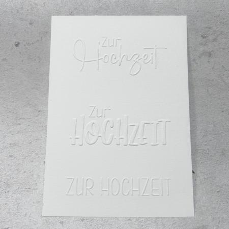 Hochzeit - Embossingfolder