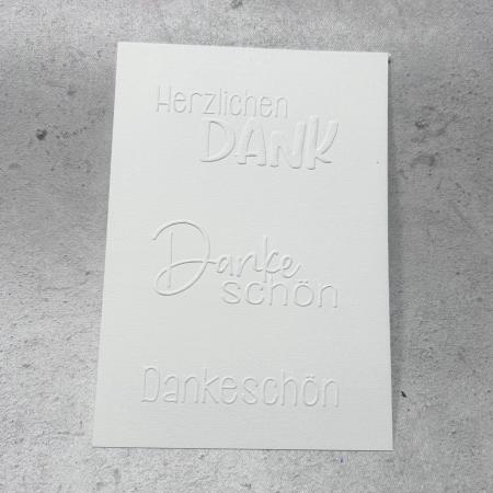 Danke - Embossingfolder