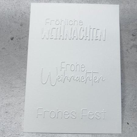 Weihnachten - Embossingfolder