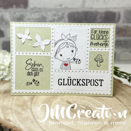 A6 Geteilte Briefmarken - Stanzschablone