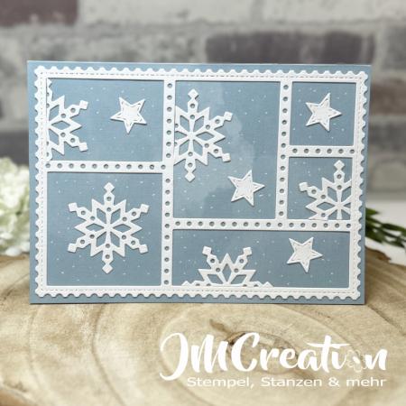 A6 Geteilte Briefmarken - Stanzschablone